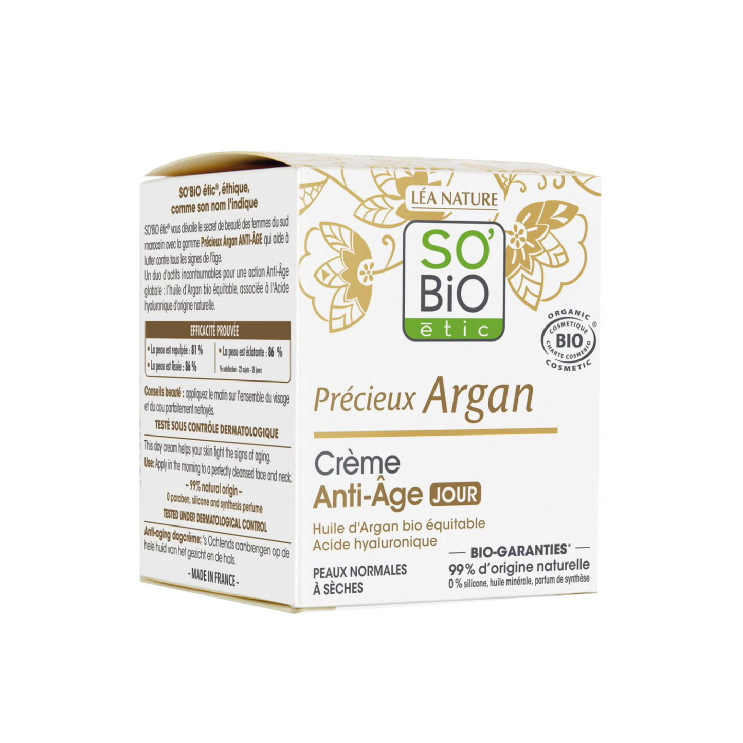 Crema Anti-Age Aceite de Argán 50 ml. - So Bio Étic