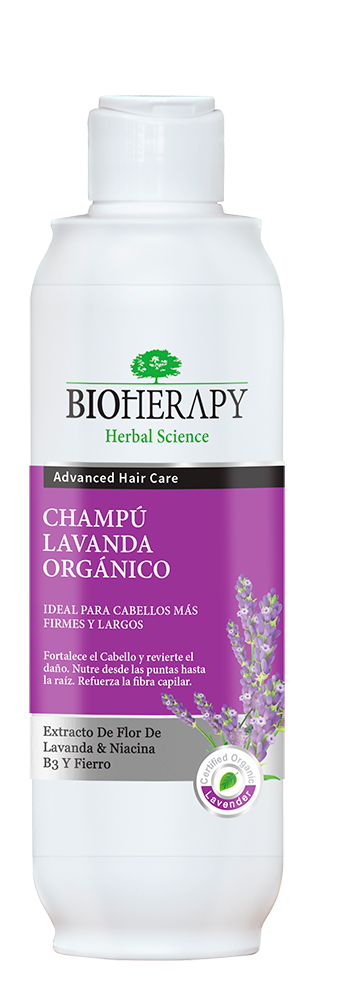 Shampoo de lavanda orgánico bioherapy concepción chile