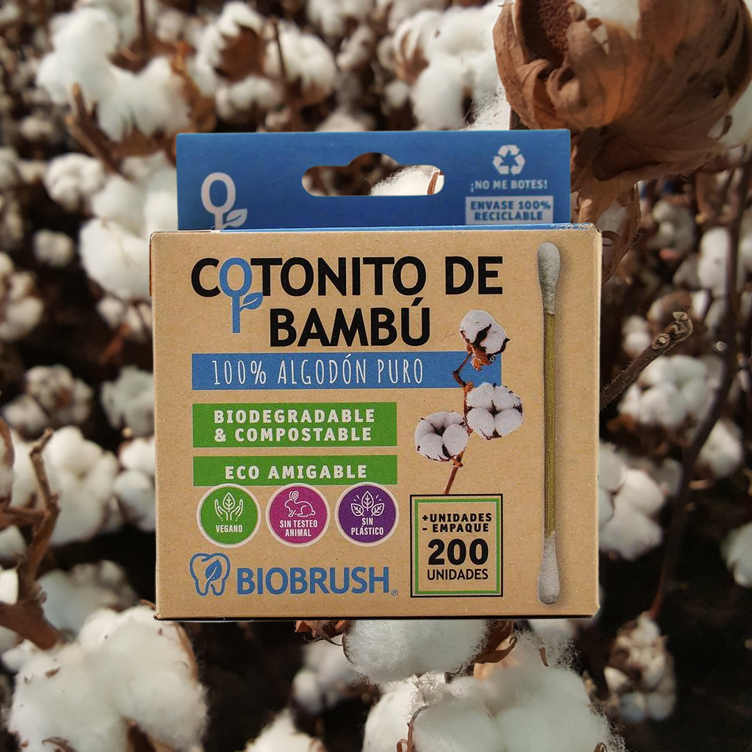 cotonitos de bambu ecologicos biodegradables