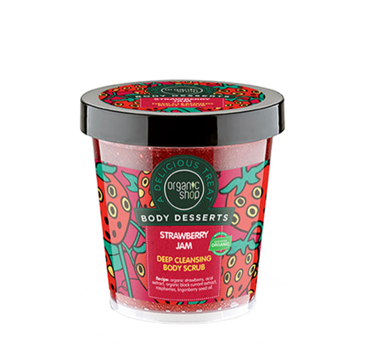 Exfoliante Corporal Strawberry Jam Deep Cleasing Body Scrub 450 ml. - Organic Shop