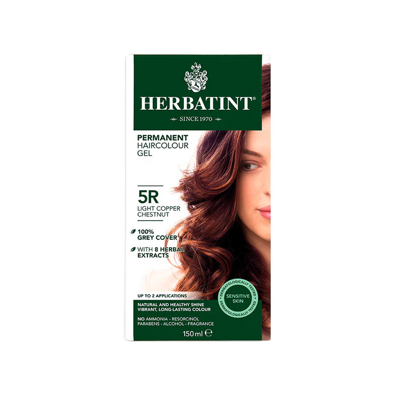 Tintes naturales para el cabello canoso sin amoniaco marca Herbatint 